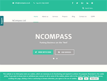 Tablet Screenshot of ncompass.co.uk